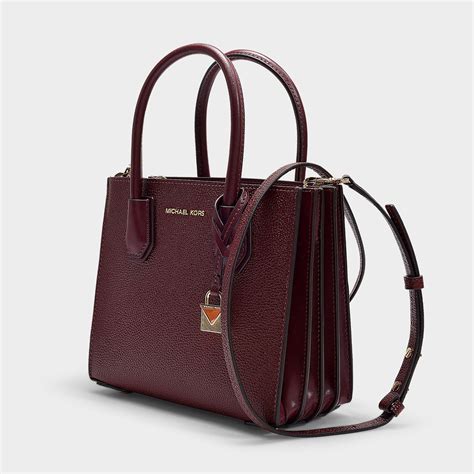 burgundy michael kors bag|Michael Kors burgundy handbags.